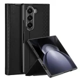 Миниатюра: Кожен кейс Dux Ducis BRIL, За Samsung Galaxy Z Fold6, Черен