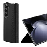 Миниатюра: Кожен кейс Dux Ducis BRIL, За Samsung Galaxy Z Fold6, Черен