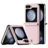 Миниатюра: Кожен кейс Dux Ducis BRIL, За Samsung Galaxy Z Flip6, Розов