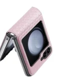 Миниатюра: Кожен кейс Dux Ducis BRIL, За Samsung Galaxy Z Flip6, Розов