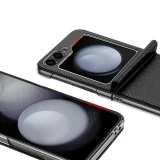 Миниатюра: Кожен кейс Dux Ducis BRIL, За Samsung Galaxy Z Flip6, Черен