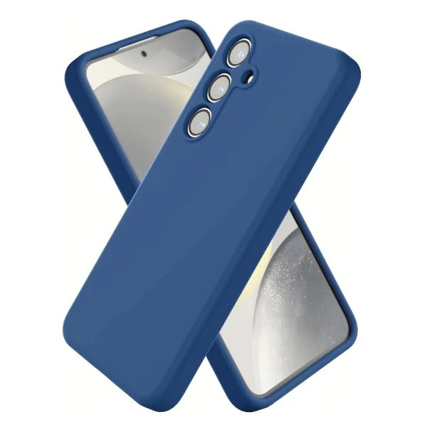 Силиконов кейс iPaky матиран, За Samsung Galaxy S26 FE, Тъмносин