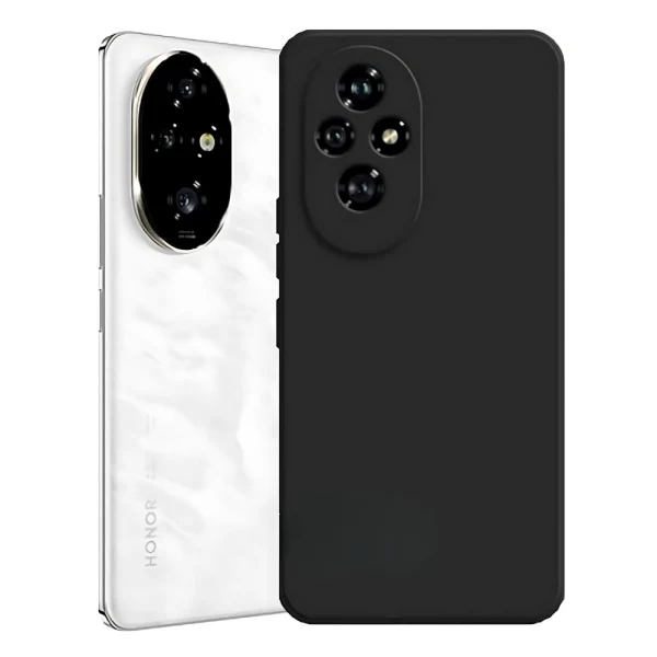 Силиконов кейс iPaky матиран, За Honor 200 Pro, Черен