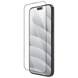 Миниатюра: Стъклен протектор OG Premium с цяло лепило, За iPhone 16 Plus (6.7), Черен