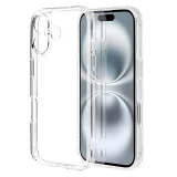 Миниатюра: Силиконов кейс MBX 2mm, За iPhone 16 Plus (6.7), Прозрачен