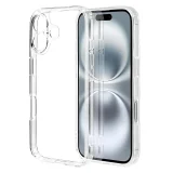 Миниатюра: Силиконов кейс MBX 2mm, За iPhone 16 (6.1), Прозрачен