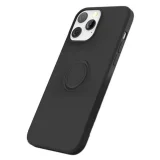 Миниатюра: Силиконов кейс bSmart Finger Grip, За iPhone 16 Pro (6.3), Черен