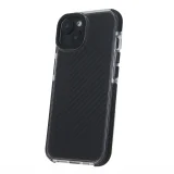 Миниатюра: Силиконов кейс MBX Acrylic Carbon, За iPhone 16 (6.1), Черен