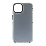 Миниатюра: Силиконов кейс MBX Acrylic Carbon, За iPhone 16 (6.1), Черен