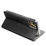 Миниатюра: Калъф тефтер флип bSmart Magnet Book страничен, За Motorola Moto G24/G04/E14, Черен