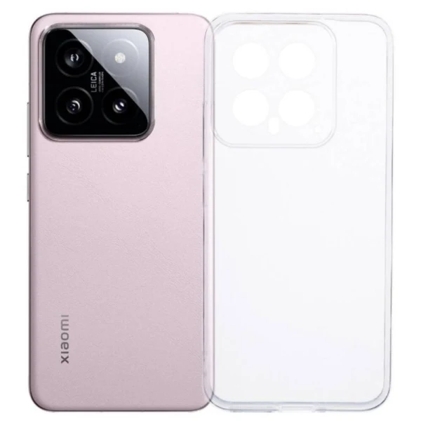 Силиконов кейс MBX 2mm, За Xiaomi 14 5G, Прозрачен