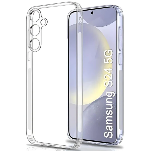 Силиконов кейс MBX 2mm, За Samsung Galaxy S24 FE, Прозрачен