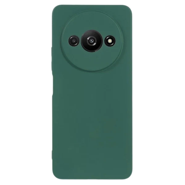 Силиконов кейс iPaky матиран, За Xiaomi Redmi A3, Тъмнозелен