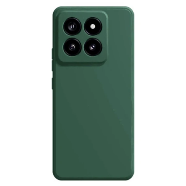 Силиконов кейс iPaky матиран, За Xiaomi 14 5G, Тъмнозелен