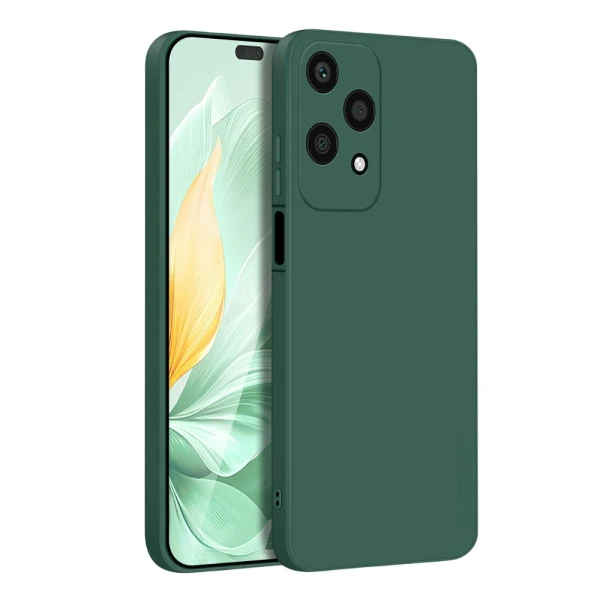 Силиконов кейс iPaky матиран, За Honor 200 Lite, Тъмнозелен