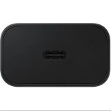Миниатюра: Оригинално зарядно устройство комплект Samsung EP-T2510XBEGEU, 25W, 3A, 1x USB-C, с USB-C кабел, Черно