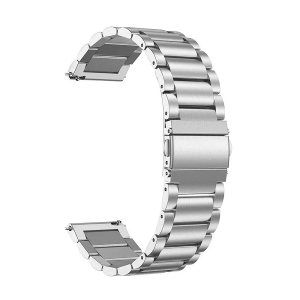 Метална каишка bSmart универсална за часовник Samsung, Huawei и др., 22mm, Сива