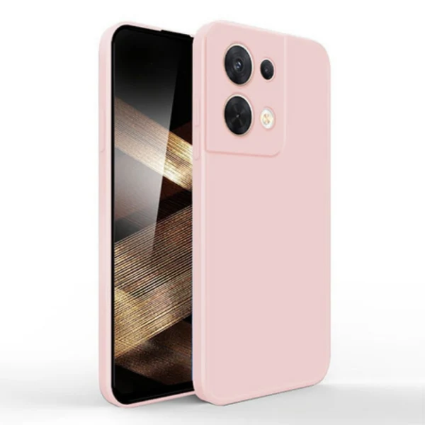 Силиконов кейс iPaky матиран, За Xiaomi Redmi Note 13 Pro 5G, Бледорозов