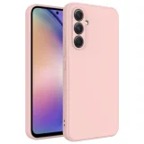 Миниатюра: Силиконов кейс iPaky матиран, За Samsung Galaxy S24 Ultra (S928B), Бледорозов