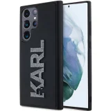 Миниатюра: Оригинален кейс Karl Lagerfeld HC 3D Logo Glitter, За Samsung Galaxy S24 Ultra (S928B), Черен