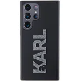 Миниатюра: Оригинален кейс Karl Lagerfeld HC 3D Logo Glitter, За Samsung Galaxy S24 Ultra (S928B), Черен
