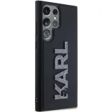 Миниатюра: Оригинален кейс Karl Lagerfeld HC 3D Logo Glitter, За Samsung Galaxy S24 Ultra (S928B), Черен