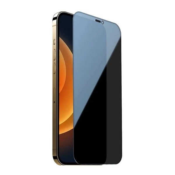 Стъклен протектор OG Premium Privacy с цяло лепило, За iPhone 13 (6.1), Черен