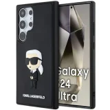 Миниатюра: Оригинален кейс Karl Lagerfeld HC 3D Rubber Ikonik NFT, За Samsung Galaxy S24 Ultra (S928B), Черен