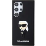 Миниатюра: Оригинален кейс Karl Lagerfeld HC 3D Rubber Ikonik NFT, За Samsung Galaxy S24 Ultra (S928B), Черен