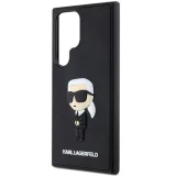 Миниатюра: Оригинален кейс Karl Lagerfeld HC 3D Rubber Ikonik NFT, За Samsung Galaxy S24 Ultra (S928B), Черен