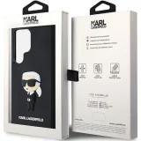 Миниатюра: Оригинален кейс Karl Lagerfeld HC 3D Rubber Ikonik NFT, За Samsung Galaxy S24 Ultra (S928B), Черен