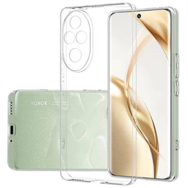 Силиконов кейс MBX 2mm, За Honor 200, Прозрачен
