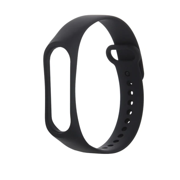 Силиконова каишка bSmart за смарт гривна Xiaomi Mi Band 7, Черен