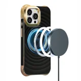 Миниатюра: Силиконов кейс bSmart Circle Glam Magsafe, За iPhone 15 Pro Max (6.7), Черен