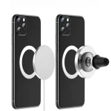 Миниатюра: Кръгъл ринг-стикер bSmart Magnetic, съвместим с MagSafe аксесоари, Сребрист