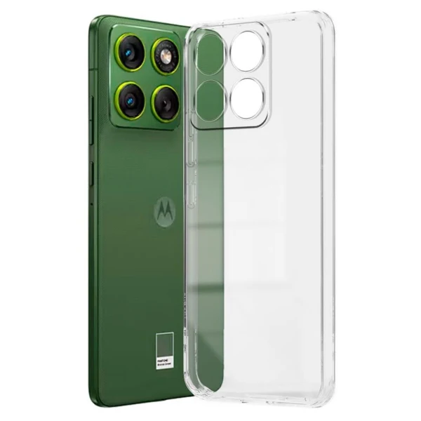 Силиконов кейс MBX 2mm, За Motorola Edge 70, Прозрачен