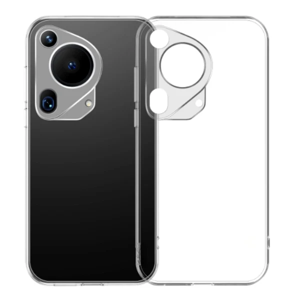 Силиконов кейс MBX Jelly 1.5mm, За Huawei Pura 70 Ultra, Прозрачен