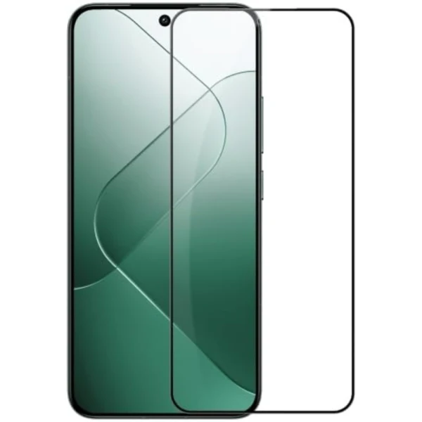Стъклен протектор OG Premium с цяло лепило, За Xiaomi 14 5G, Черен