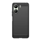 Миниатюра: Силиконов кейс MBX Carbon, За Xiaomi Redmi 13C 4G, Черен