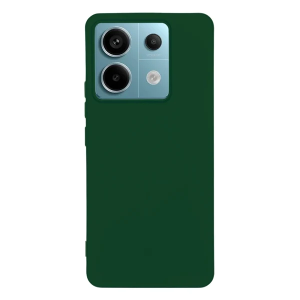 Силиконов кейс iPaky матиран, За Xiaomi Redmi Note 13 Pro 5G, Тъмнозелен