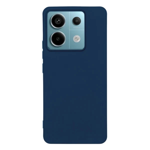 Силиконов кейс iPaky матиран, За Xiaomi Redmi Note 13 Pro 5G, Тъмносин