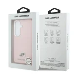 Миниатюра: Оригинален кейс Karl Lagerfeld Saffiano KC Metal Logo MagSafe, За Samsung Galaxy S26, Розов