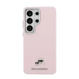 Миниатюра: Оригинален кейс Karl Lagerfeld Saffiano KC Metal Logo MagSafe, За Samsung Galaxy S26 Ultra, Розов