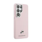 Миниатюра: Оригинален кейс Karl Lagerfeld Saffiano KC Metal Logo MagSafe, За Samsung Galaxy S26 Ultra, Розов