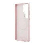 Миниатюра: Оригинален кейс Karl Lagerfeld Saffiano KC Metal Logo MagSafe, За Samsung Galaxy S26 Ultra, Розов