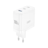 Миниатюра: Зарядно устройство адаптер 100W 2x USB-C 1x USB, XO CE35 PD, Бял
