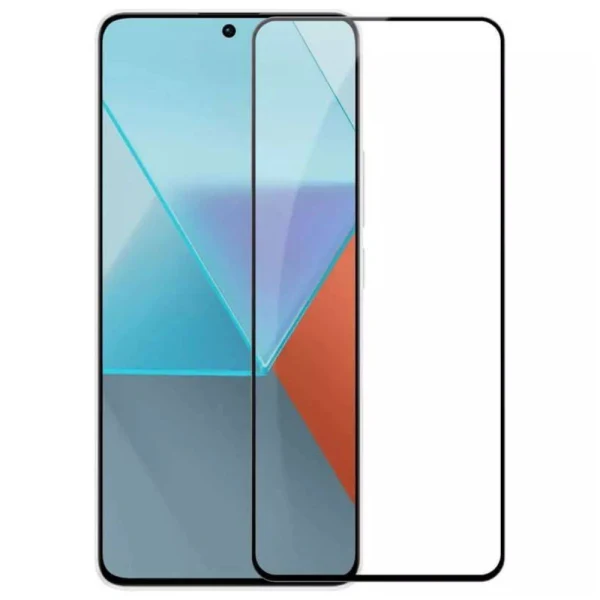Стъклен протектор OG Premium с цяло лепило, За Xiaomi Redmi Note 13 5G, Черен