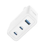 Миниатюра: Зарядно устройство адаптер 100W 2x USB-C 1x USB, XO CE35 PD, Бял