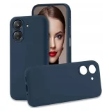 Миниатюра: Силиконов кейс iPaky матиран, За Xiaomi Redmi 13C 4G, Тъмносин