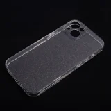 Миниатюра: Силиконов кейс Shine 2 mm брокатен, За Samsung Galaxy A55 (A556), Прозрачен